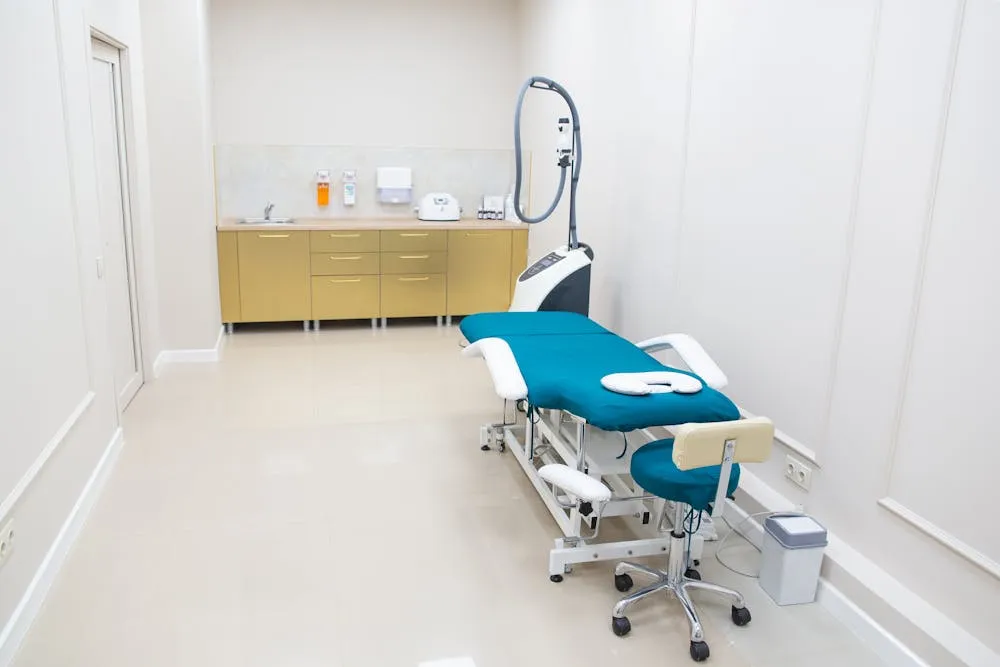 Clinician speaking with a client
